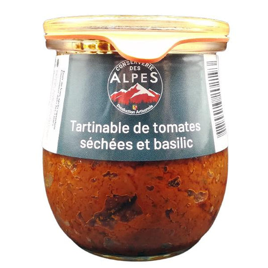 Tartinable de tomates séchées au basilic