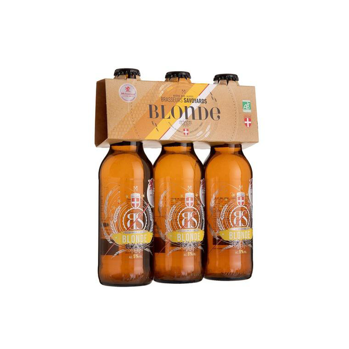 Bière Blonde BIO - Gamme BS des Brasseurs Savoyards