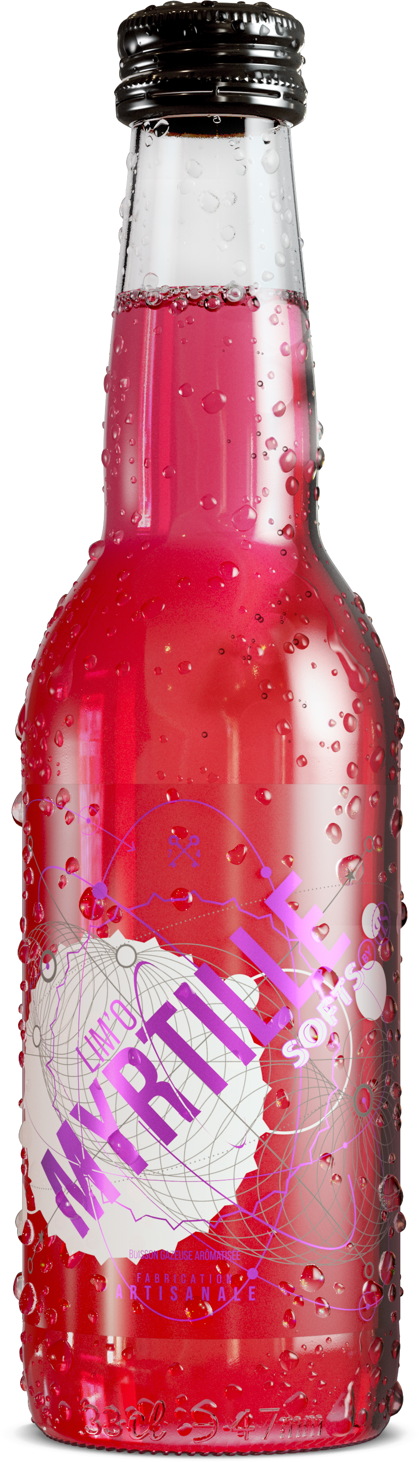 Limonade Myrtille Bio - Gamme BS des Brasseurs Savoyards