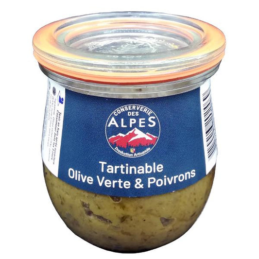 Tartinable olives vertes poivrons